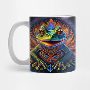 Froggy Animal Spirit (28.1) - Trippy Psychedelic Frog Mug